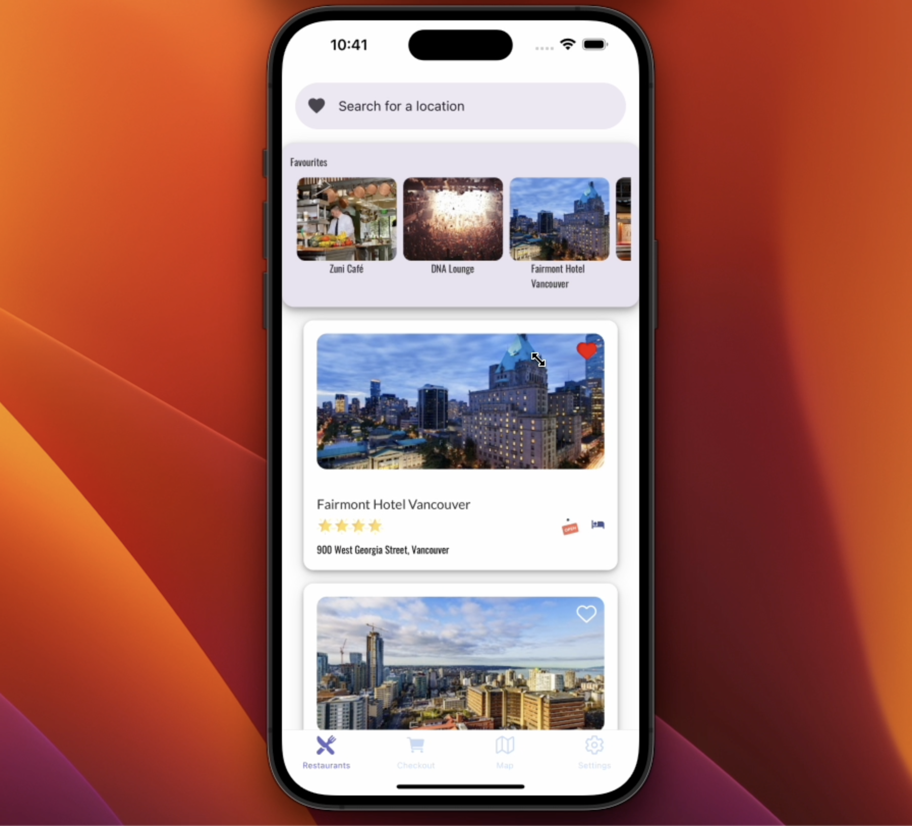 React Native App - Meals To Go App