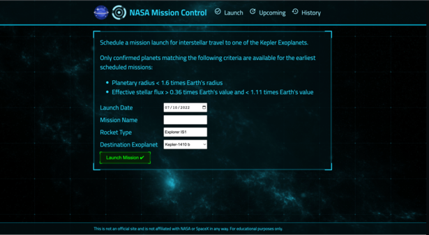 Node JS Rocket Tracker